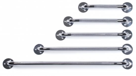 Picture of Lumex Grab Bars, chrome, knurled